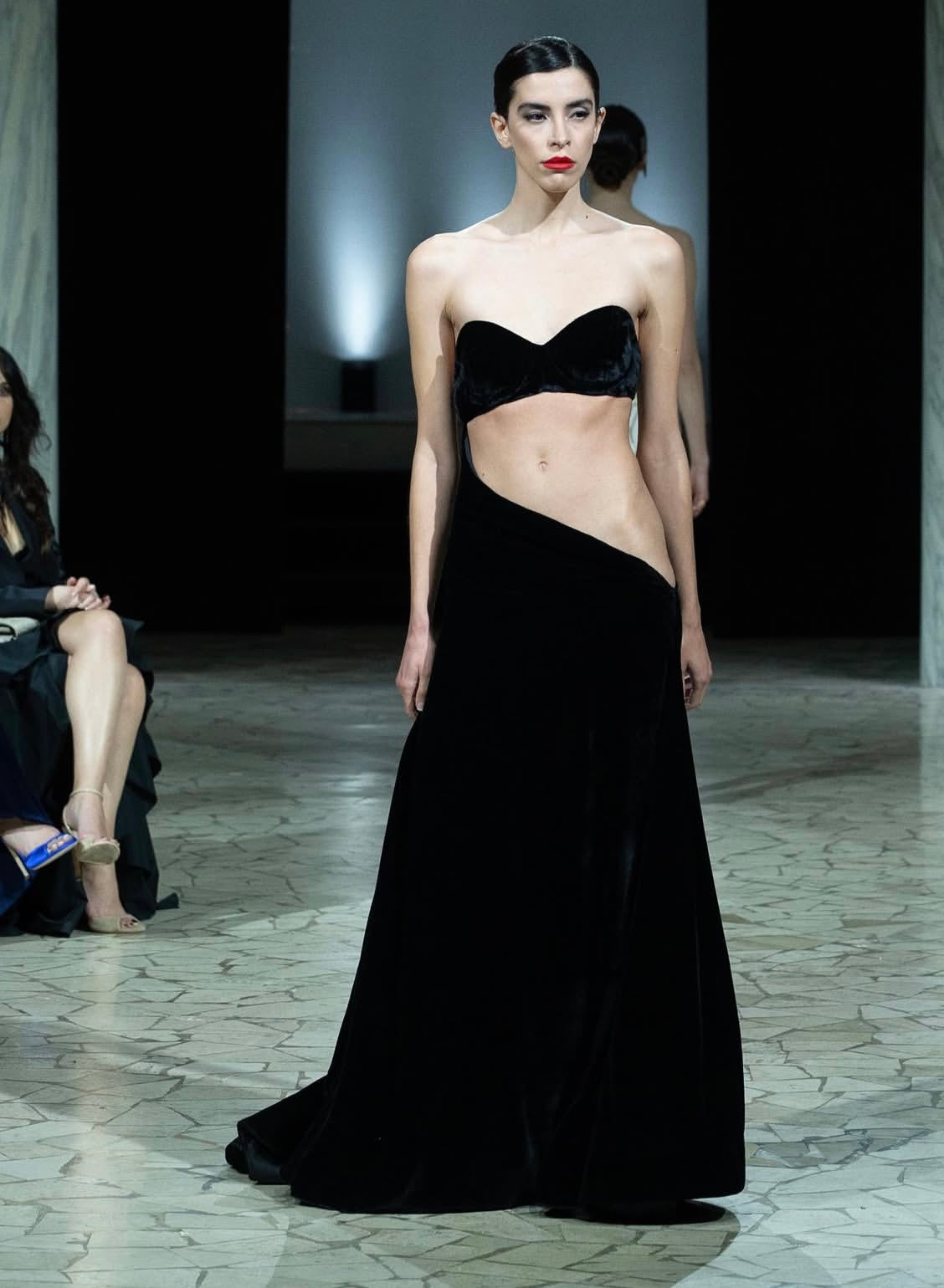 Look 6: CARLA the nude DRESS