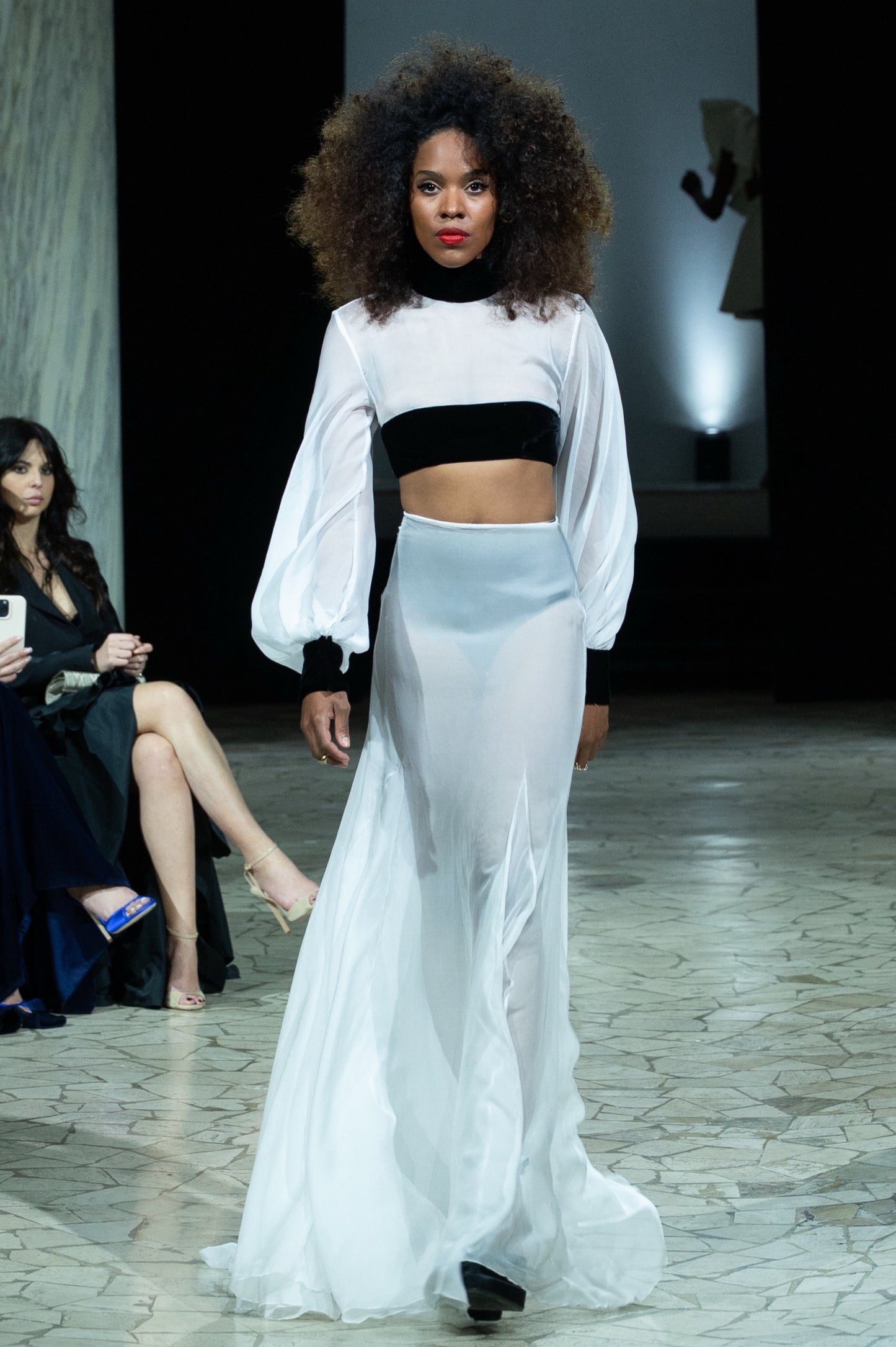 LOOK 27: LEI the silk shiffon and Velvet SET