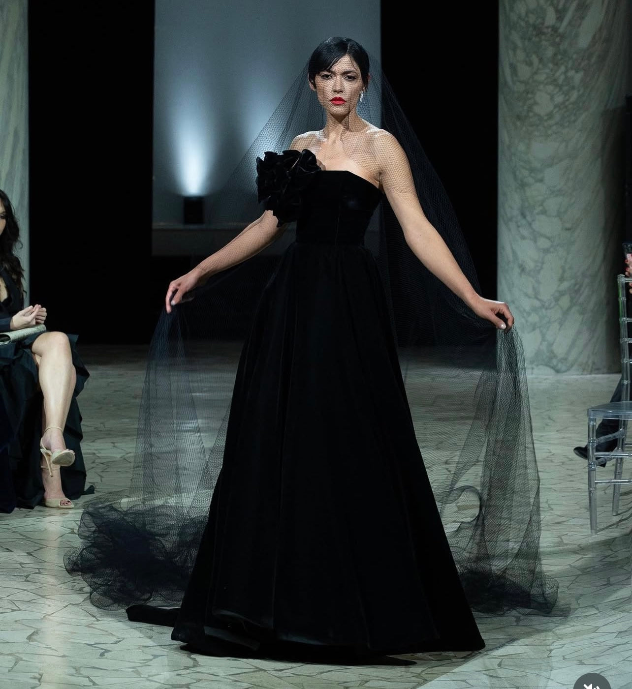 LOOK 14: DEA the black spring bride DRESS